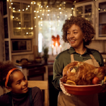 A family Thanksgiving dinner