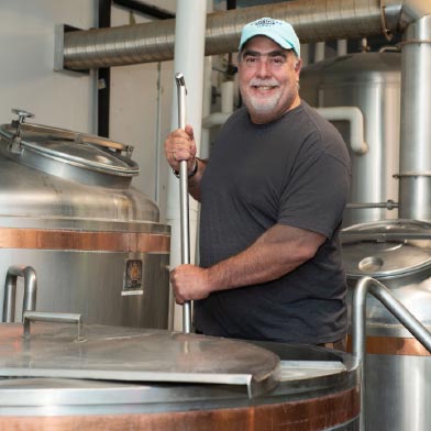 Nico Ortiz, the owner of Turtle Mountain Brewing Company