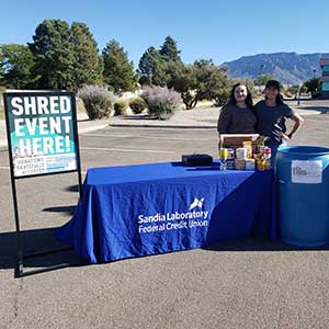 Sunward Employees at the Shred Your Documents for a Cause event